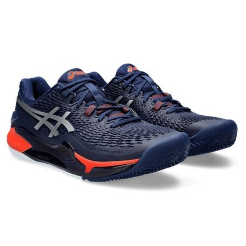 ASICS-GEL-RESOLUTION-9 CLAY - MASCULINO - AZUL - Imagen 4