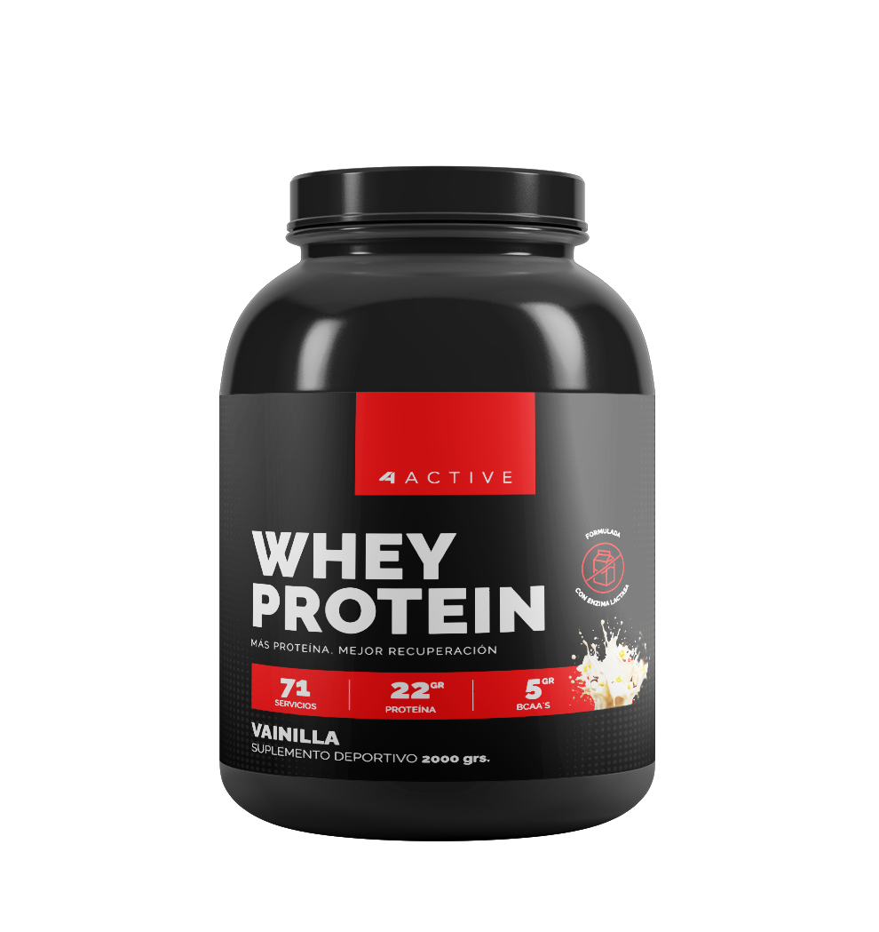 4Active Whey Protein 840 g | 30 Servicios · 22g Proteína